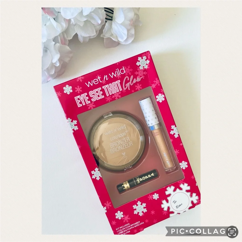 NWT Shimmering Wet n Wild Eye See That Glow Set Bronzer 3 Piece Kit
